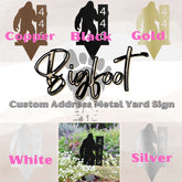 Custom Bigfoot Address Number Package Sign, Metal Signs, $ 59.40, A Moment Of Now™